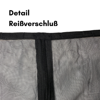 Preview: Detailansicht Moskitonetz Reißverschluss
