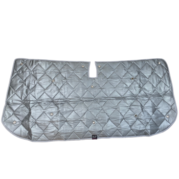 Preview: Thermomatte Frontscheibe mit grauer Innenseite