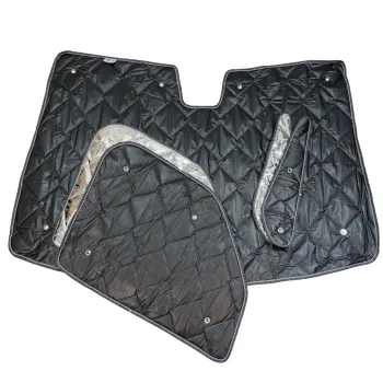 Thermomatten schwarz T7 Multivan / California Fahrerhaus Standard - incl. kleine Fenster