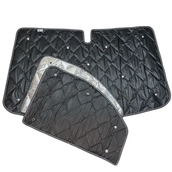 Thermomatten schwarz Fahrerhaus Renault Kangoo 2008-2021 - STANDARD