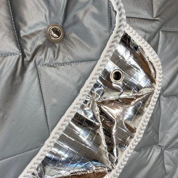 Detail Thermomatten innen grau / außen silber