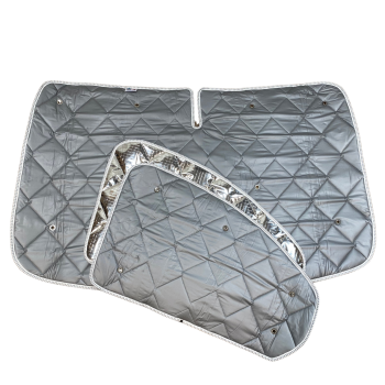 Thermomatten Ford Tourneo Custom V710 ab 10/2023 / VW neuer Transporter Fahrerhaus (mit Ausschnitt Spiegel)