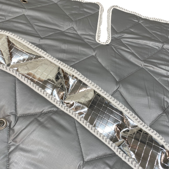 Thermomatten Ford Tourneo Custom V710 ab 10/2023 / VW neuer Transporter Fahrerhaus (mit Ausschnitt Spiegel)