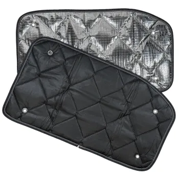 Preview: Thermomatten VW Caddy 5 schwarz ab 11/2020 / Ford Tourneo Connect ab 5/2022 Wohnraum langer Radstand