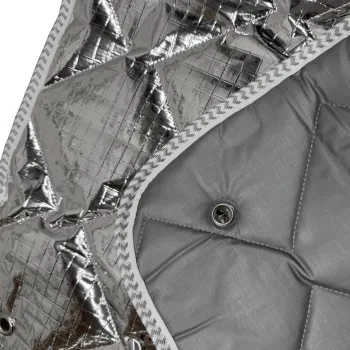 Preview: Detail Thermomatten innen grau / außen silber