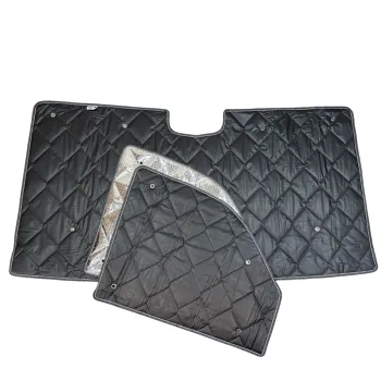 Thermomatten schwarz VW Crafter / MAN TGE ab 2017 Fahrerhaus