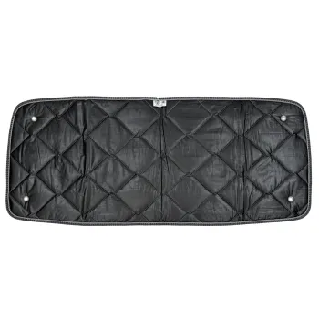 Preview: Set: Thermomatten schwarz Komplettset 8-teilig Mercedes Vito / Viano 2004 - 2014 (W639) extra langer Radstand für Heckklappe