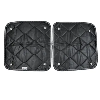 Set: Thermomatten schwarz Komplettset 9-teilig Mercedes Vito/Viano 2004-2014 (639) extralang