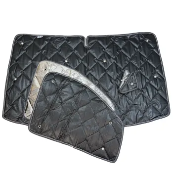 Thermomatten schwarz Mercedes Vito Tourer und V-Klasse ab 2016 Fahrerhaus