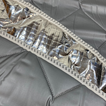 Preview: Detail Thermomatten innen grau / außen silber