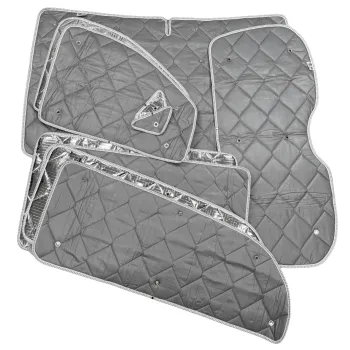 Thermomattenset 10 teilig grau