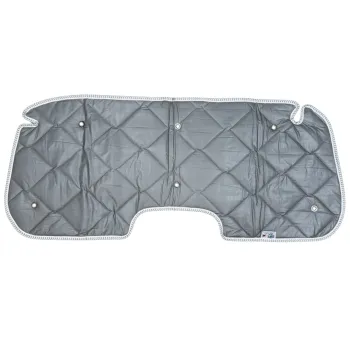 Thermomatte Heckklappe grau mit Ausschnitt für die Bremsleuchte