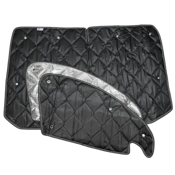 Thermomatten schwarz Fahrerhaus Citroen Berlingo / Peugeot Partner 2008 - 2018