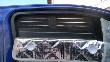Thermomatten Premium Ford Custom / auch Tourneo und Nugget ab 2012 - 09/2023 Komplettset - zum Konfigurieren - mit farbigem Einfassband