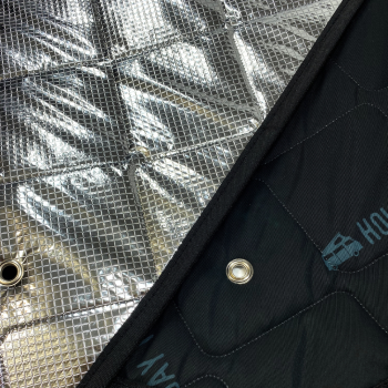 Preview: Detail Thermomatte silber / schwarz