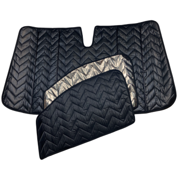 Thermomatte Fahrerhaus mit schwarzen Innenseite und silberner AUßenseite