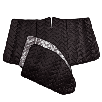 Thermomatte Fahrerhaus mit schwarzen Innenseite und silberner AUßenseite