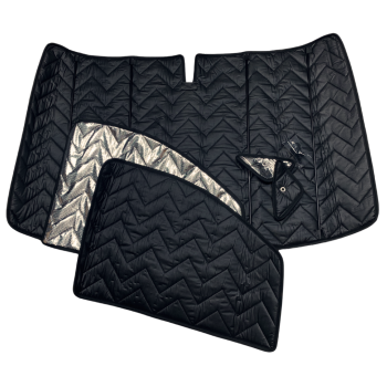 Thermomatte Fahrerhaus mit schwarzen Innenseite und silberner AUßenseite