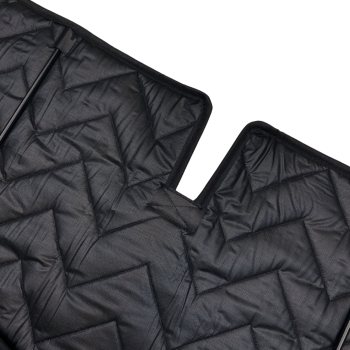 Preview: Detail Spiegelausschnitt schwarze Thermoatte