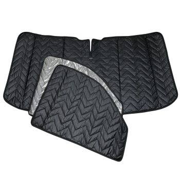 Thermomatten Fahrerhaus mit schwarzer Innenseite und silberner Außenseite