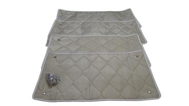 Thermomatten Wohnraum mit grauer Innenseite