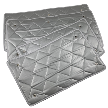 Thermomattenset T5 / T6 / T6.1 Multivan mit Sonnenschutzrollos und durchgehenden Fenstern