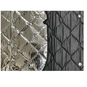 Detail Thermomatten innen schwarz / außen silber