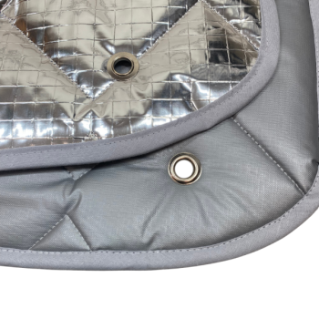 Detail Thermomatten innen grau / außen silber