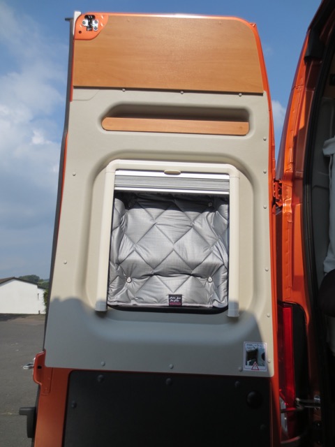 Thermomatten Ducato Hecktür PREMIUM (mit Rahmenfenster)