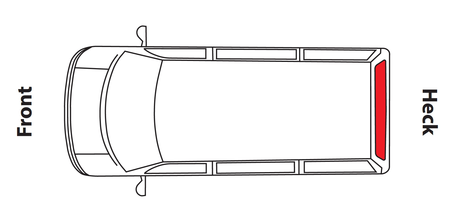 Thermomatten VW T4 Heckscheibe Premium