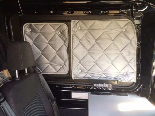 Thermomatten Ford Transit groß ab 2014 - hintere Fenster - L3