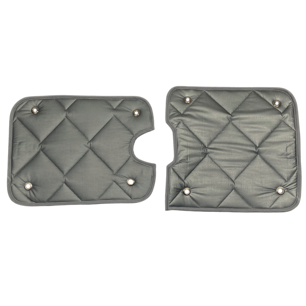 Thermomatten Wohnraummit grauer Innenseite und silberner Außenseite