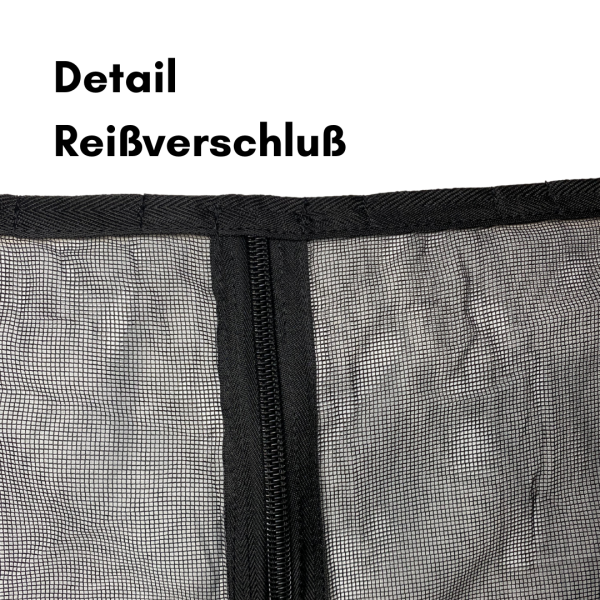 Detailansicht Moskitonetz Reißverschluss