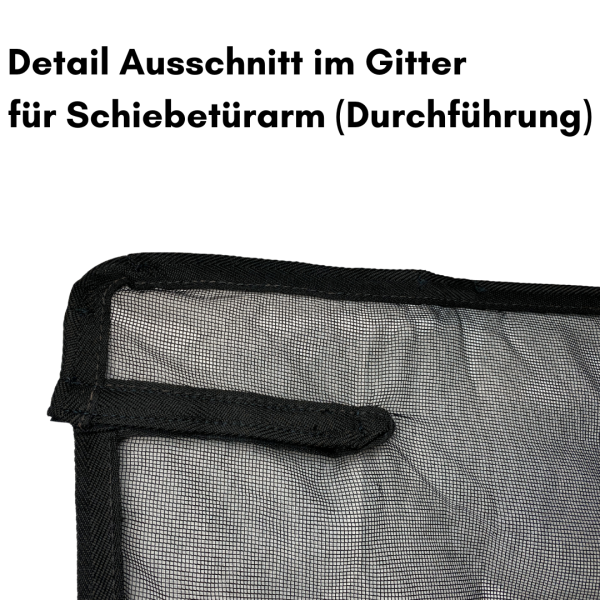 Detailansicht Ausschnitt für Schiebetürarm