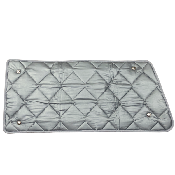 Thermomatten Wohnraum mit grauer Innenseite und silberner Außenseite