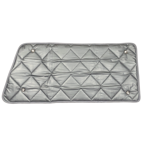 Thermomatten Wohnraum mit grauer Innenseite und silberner Außenseite