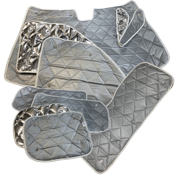 Thermomatten Komplettset T7 Multivan Wohnraum kurzer Überhang Standard