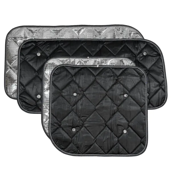 Thermomatten schwarz VW Caddy 2004 - 2020 Wohnraum langer Radstand