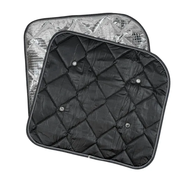 Thermomatten schwarz VW Caddy 2004 - 2020 Wohnraum langer Radstand