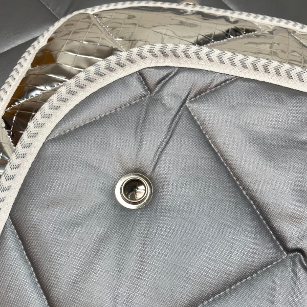 Nahaufnahme einer Thermomatte