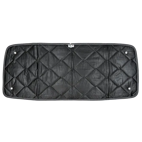 Set: Thermomatten schwarz Komplettset 8-teilig Mercedes Vito / Viano 2004 - 2014 (W639) extra langer Radstand für Heckklappe