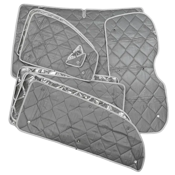 Thermomattenset 10 teilig grau