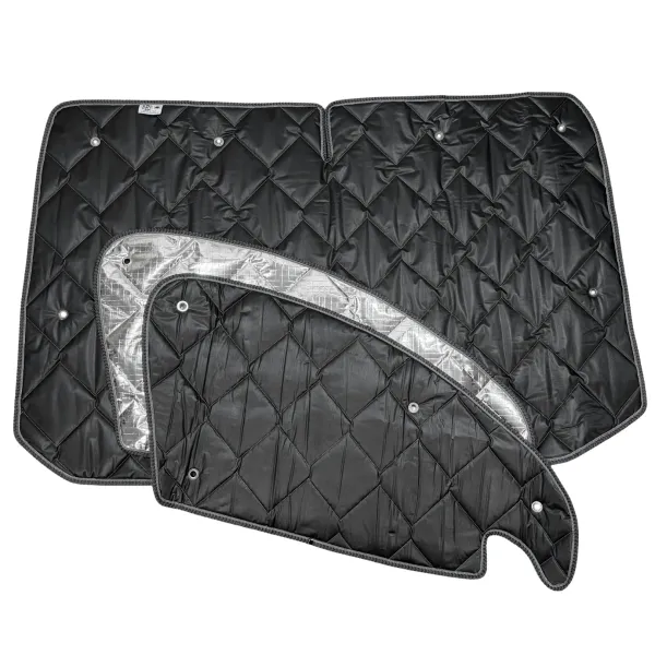 Thermomattenset schwarz Fahrerhaus mit Seitenscheiben