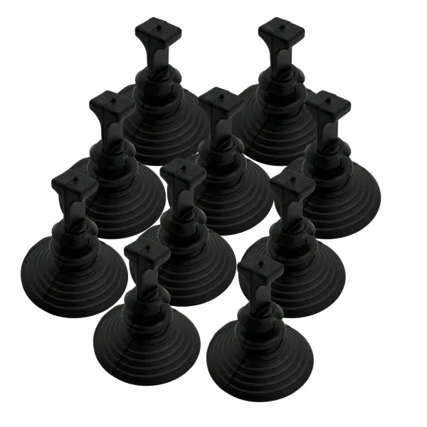 Saugnäpfe 40 mm Standard schwarz - 10er Pack