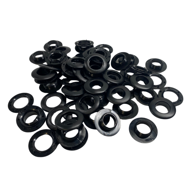 schwarez Ösen für Saugnäpfe