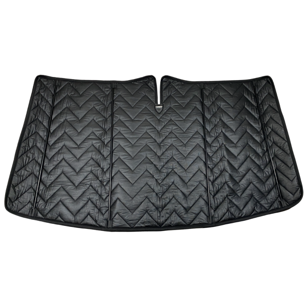 Thermomatte Frontscheibe mit schwarzer Innenseite