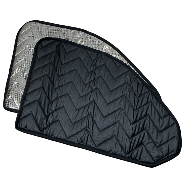 Thermomatte Seitenscheiben schwarze Innenseite / silberne Außenseite