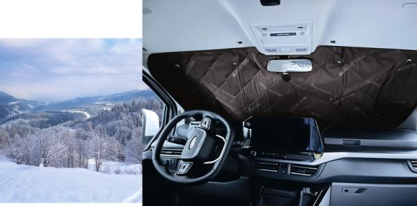 Fahrerhaus Van innen mit Thermomatte