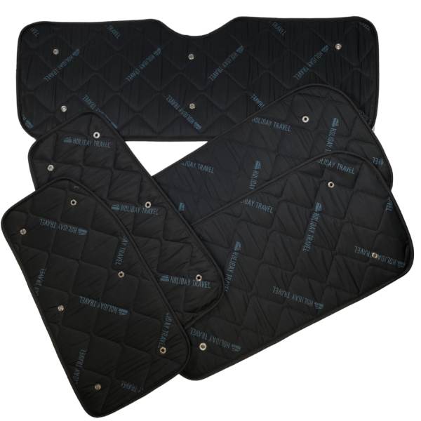 Thermomatten Wohnraum und Heck mit schwarzer Innenseite