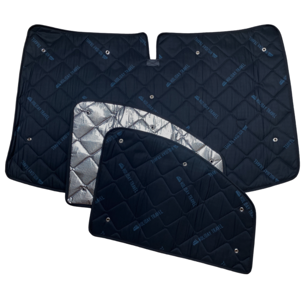 Thermomatten Fahrerhaus mit schwarzer Innenseite und silberner Außenseite